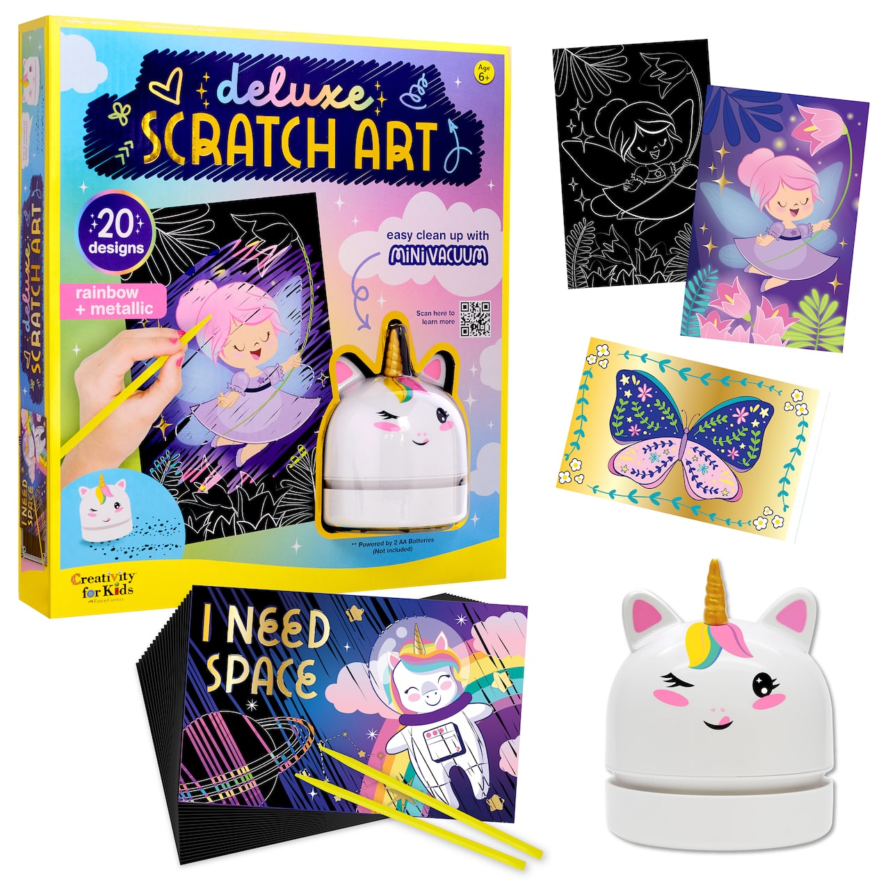 Deluxe Scratch Art Unicorn