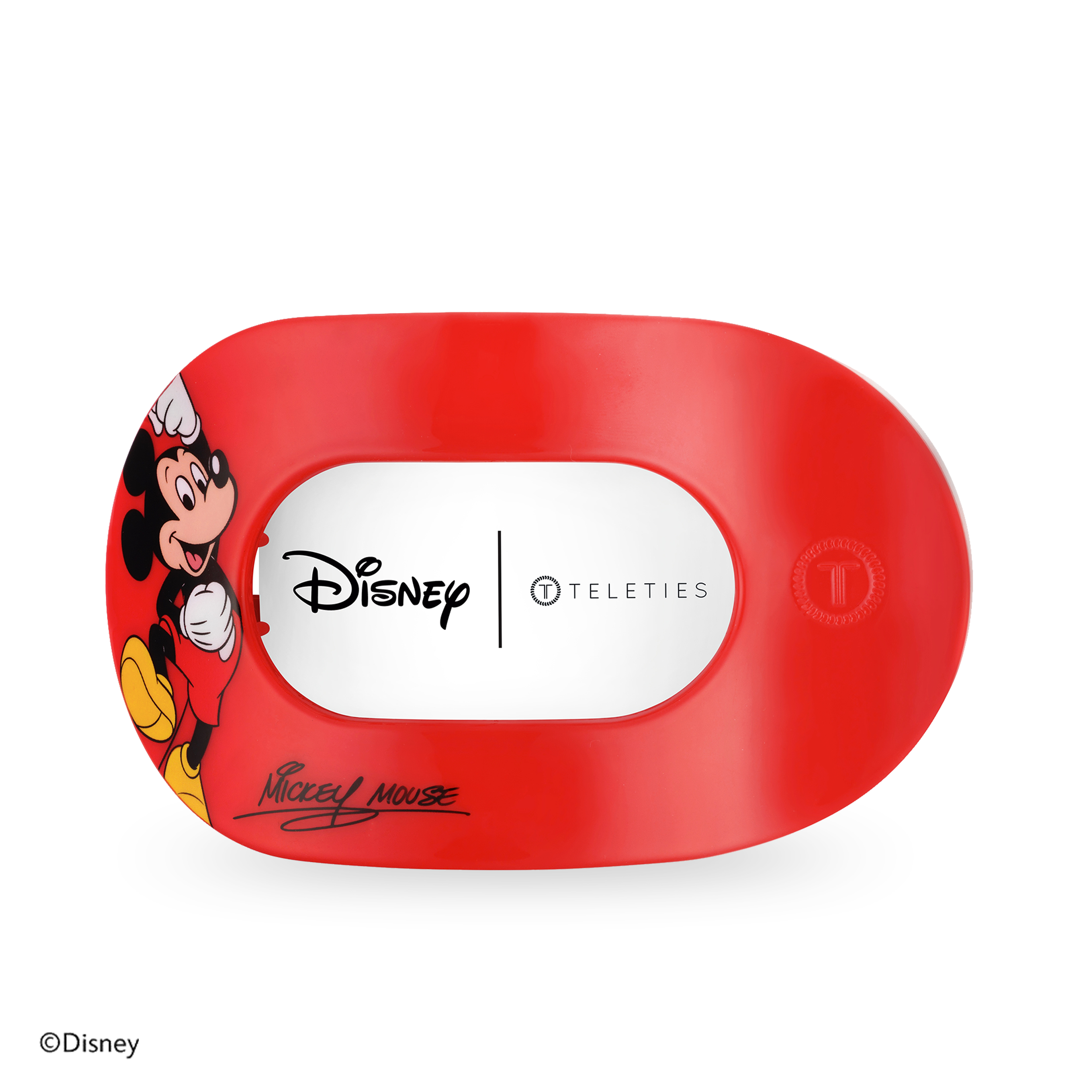 Flat Round Hair Clip | Large | Mickey Mouse