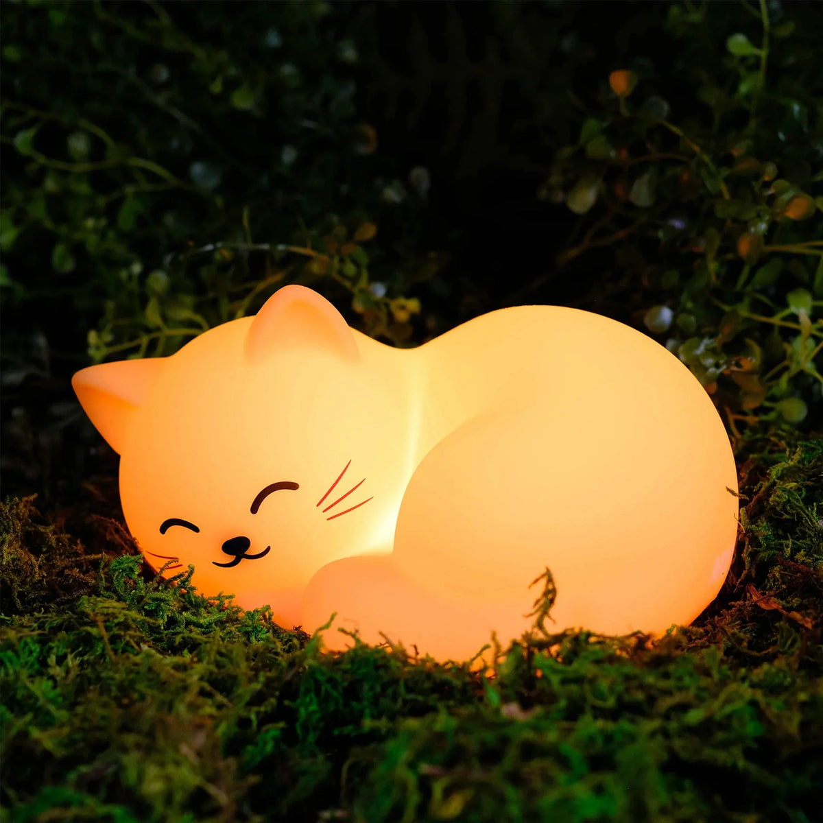 World of Mushi Mushi Cat Silicone Night Light