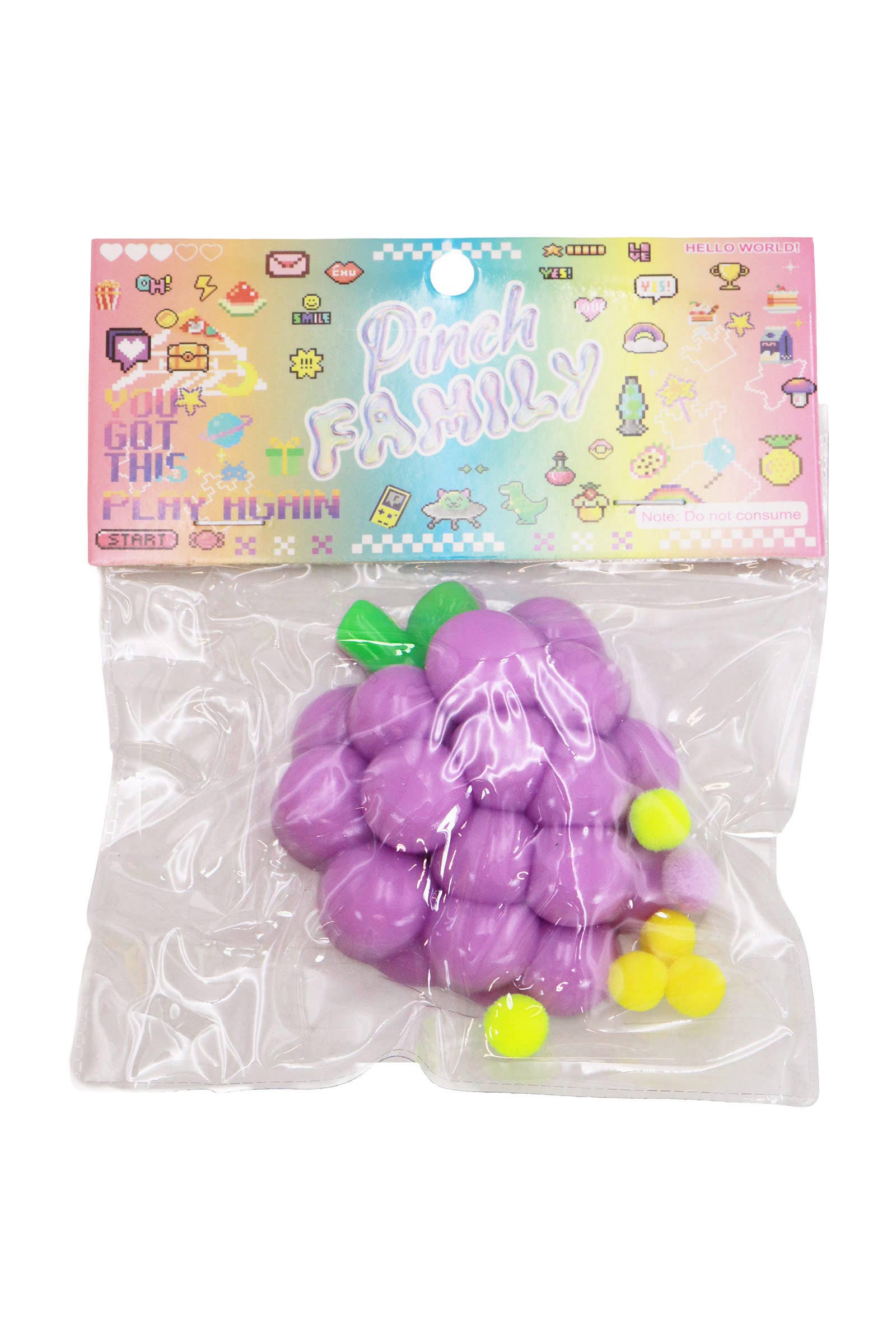 Fruit Variety Sticky Mochi Squishy Bag