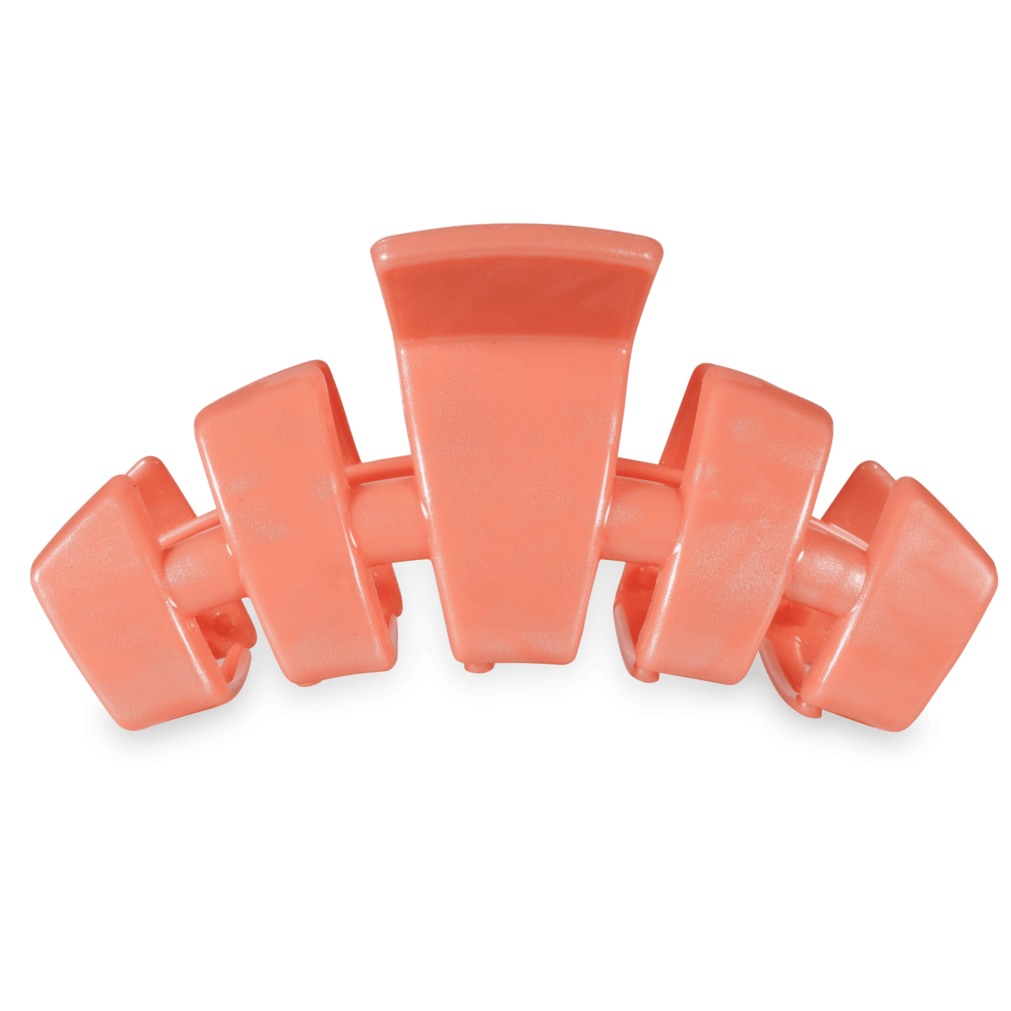 TELETIES Classic Dreamsicle Large Claw Clip Hair Accessory Orange