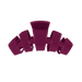 TELETIES Classic Mulberry Medium Claw Clip