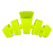 TELETIES Classic Summer Brights Large Claw Clip Neon Green