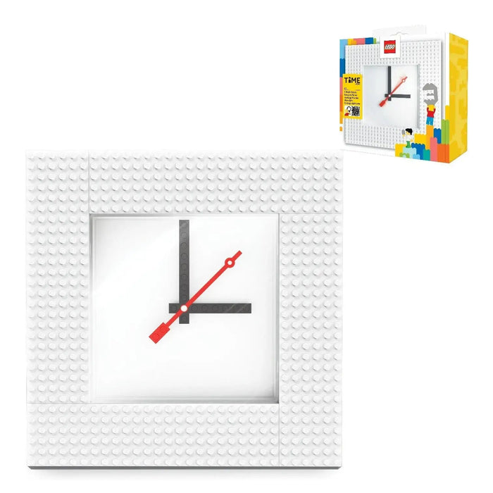 IQHK LEGO Time MOC 6x24 Wall Clock White 53771
