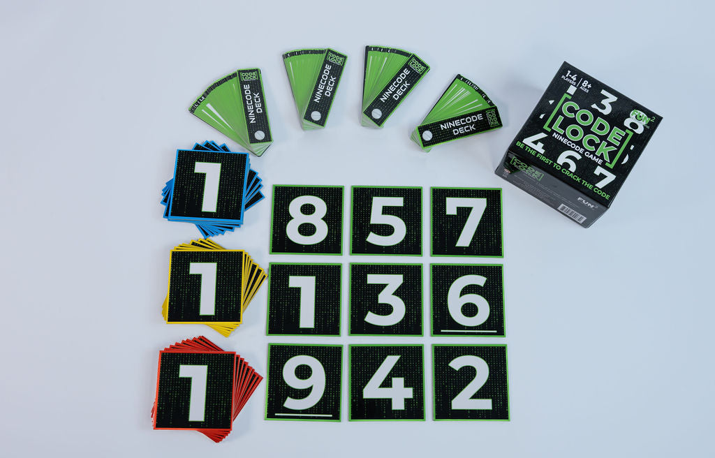 Fun Squared Games Code Lock Fast-Paced Deduction Strategy Board Game