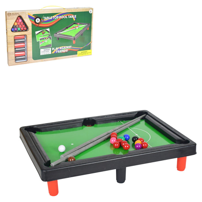 A&A Global Desktop Pool Table 17in Game Set
