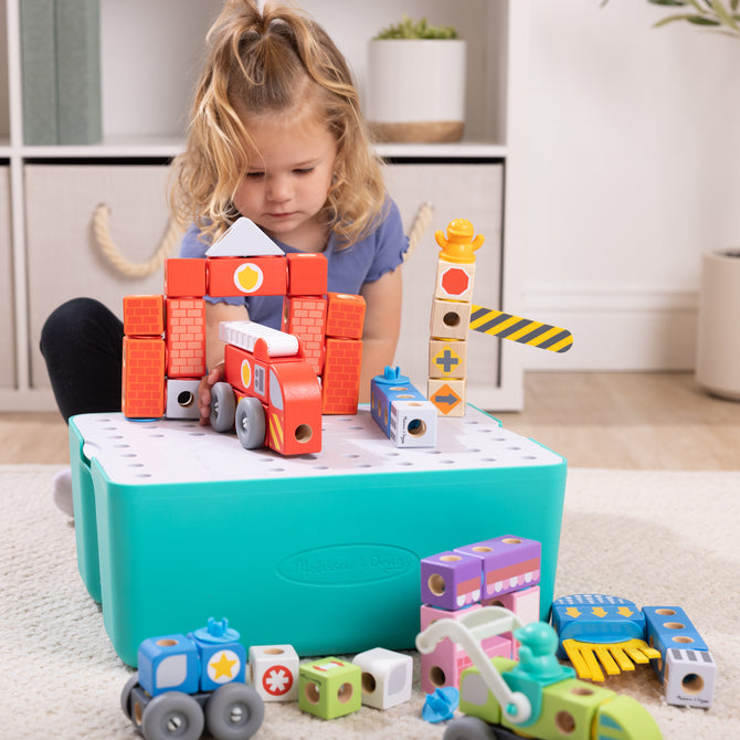 Melissa & Doug Blockables Rescue City Play Set