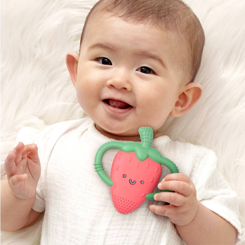 Strawberry Chew Crew Infant Teether
