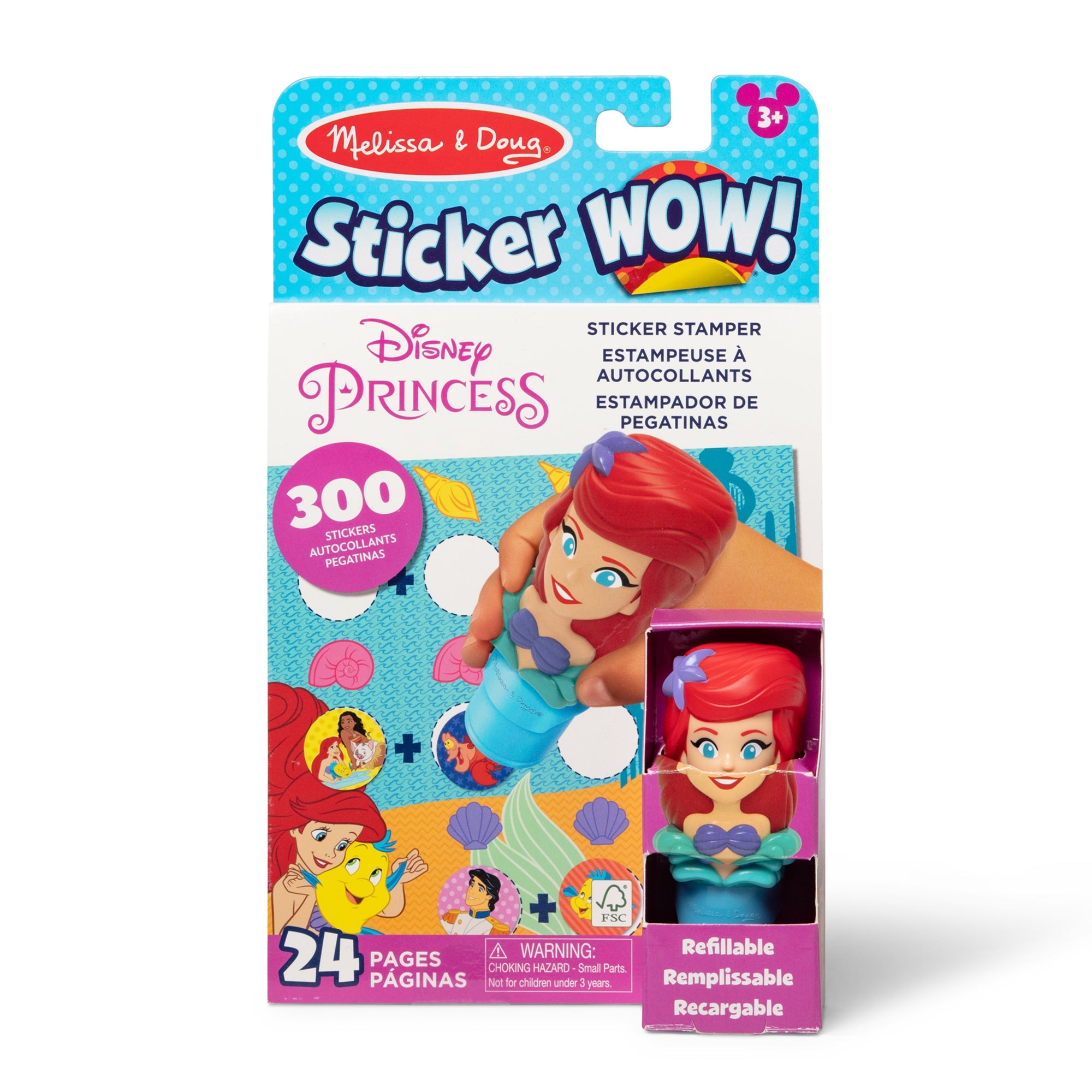 Melissa & Doug Sticker WOW! Activity Pad and Sticker Stamper Ariel