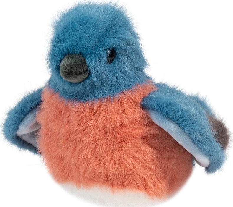 Douglas Bertie Blue Bird Plush Toy 7-Inch