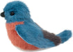 Douglas Bertie Blue Bird Plush Toy 7-Inch