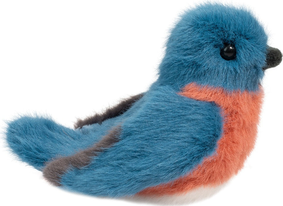 Douglas Bertie Blue Bird Plush Toy 7-Inch