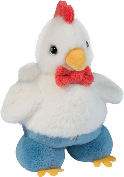 Douglas Richard Rooster Plush Toy with Pants and Bowtie