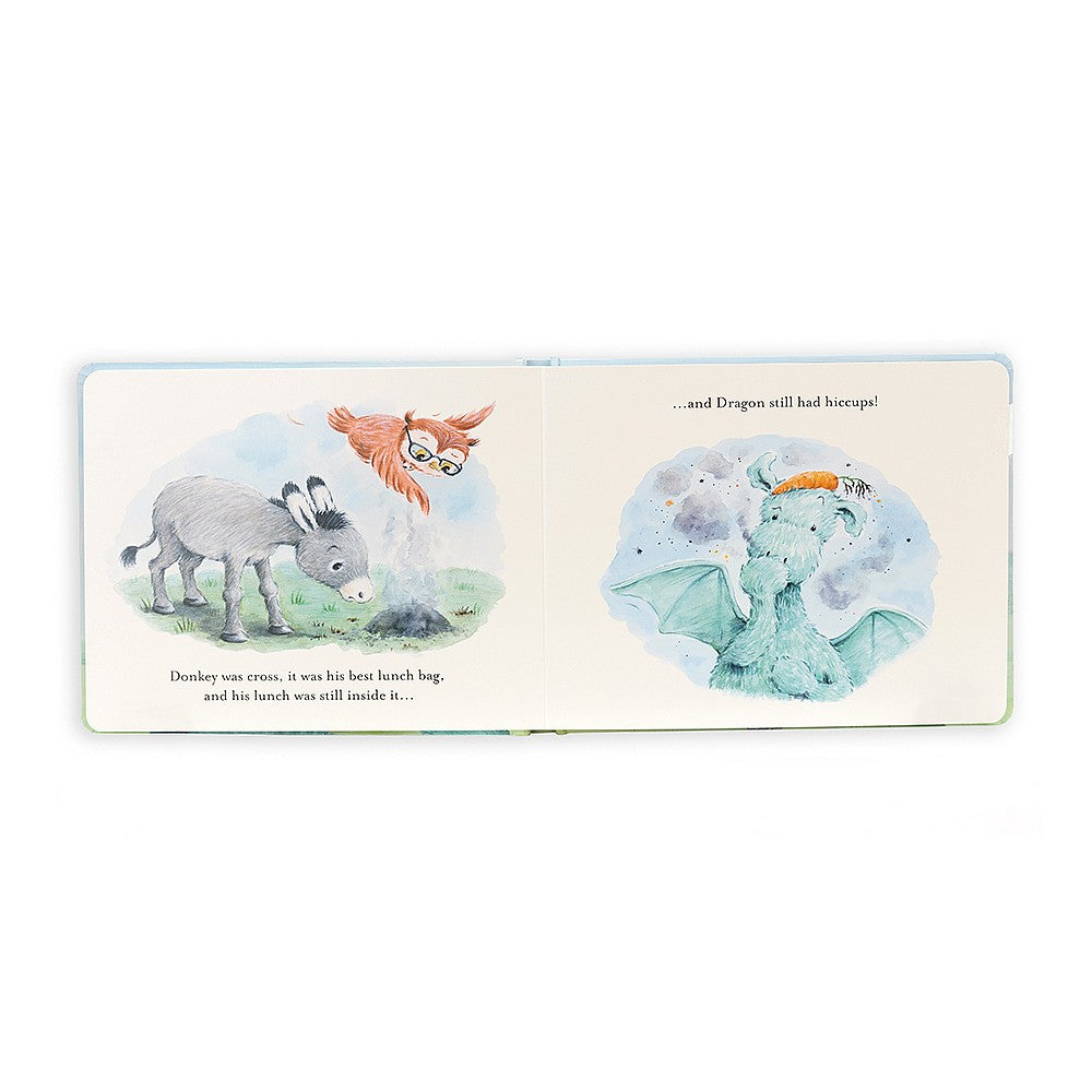 The Hiccuppy Dragon Book JellyCat