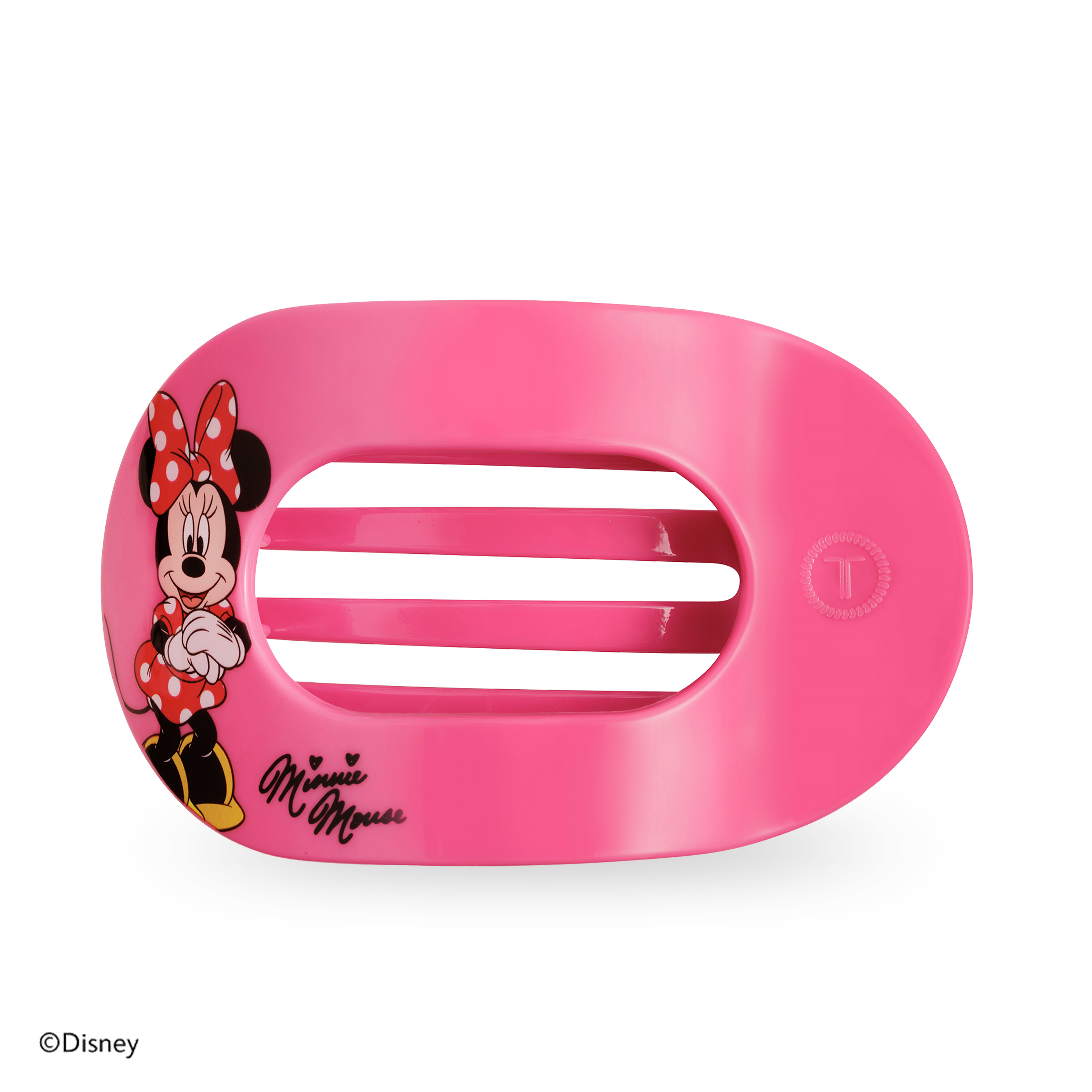 Flat Round Hair Clip | Large | Minnie Mouse