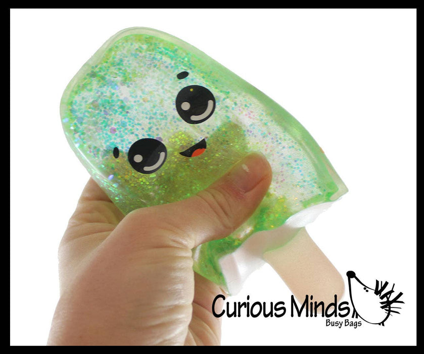 Large 4.5" Popsicle Shaped Ball - Thick Glue/Gel