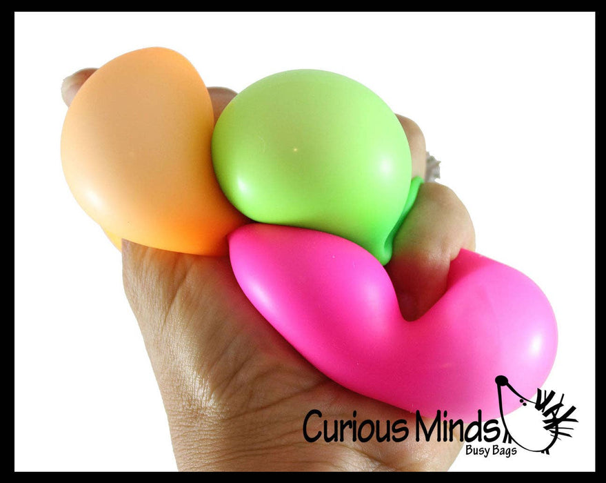 Single Medium Soft Doh Filled 1.75" Stress Ball - Squishy Gooey Squish