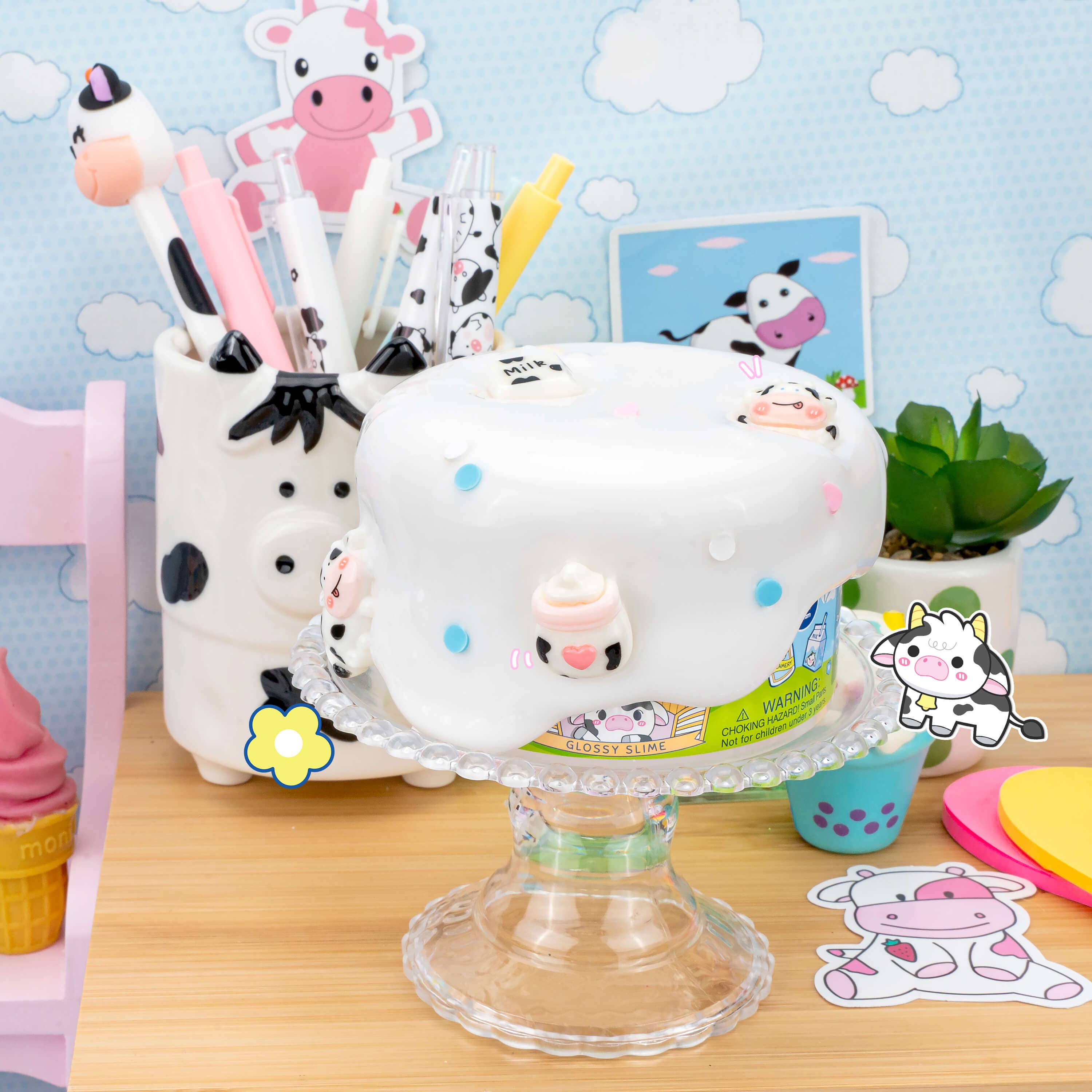 Udderly Cute Creamery Glossy Kawaii Slime