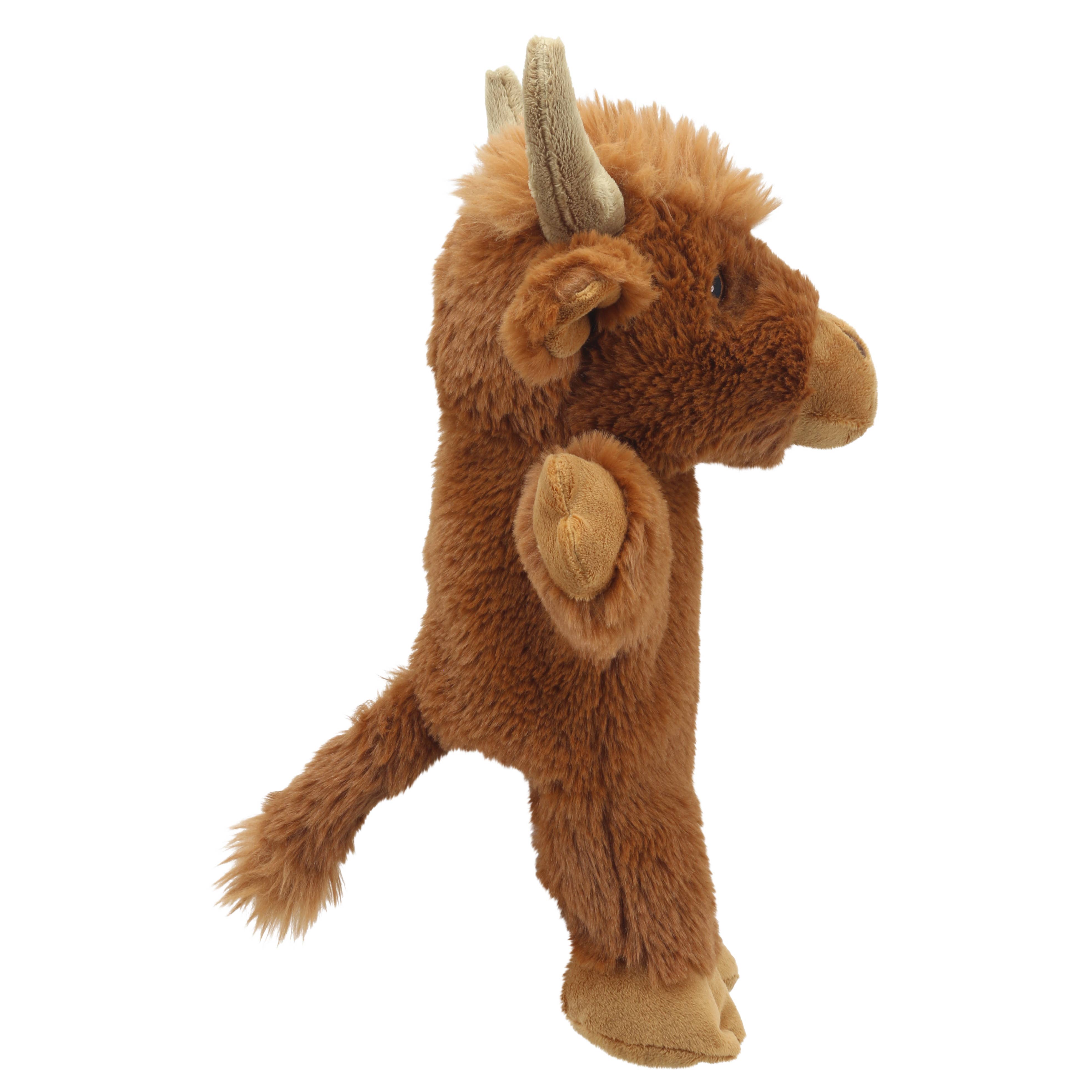 Eco Walking Hand Puppets - Cow (Highland)
