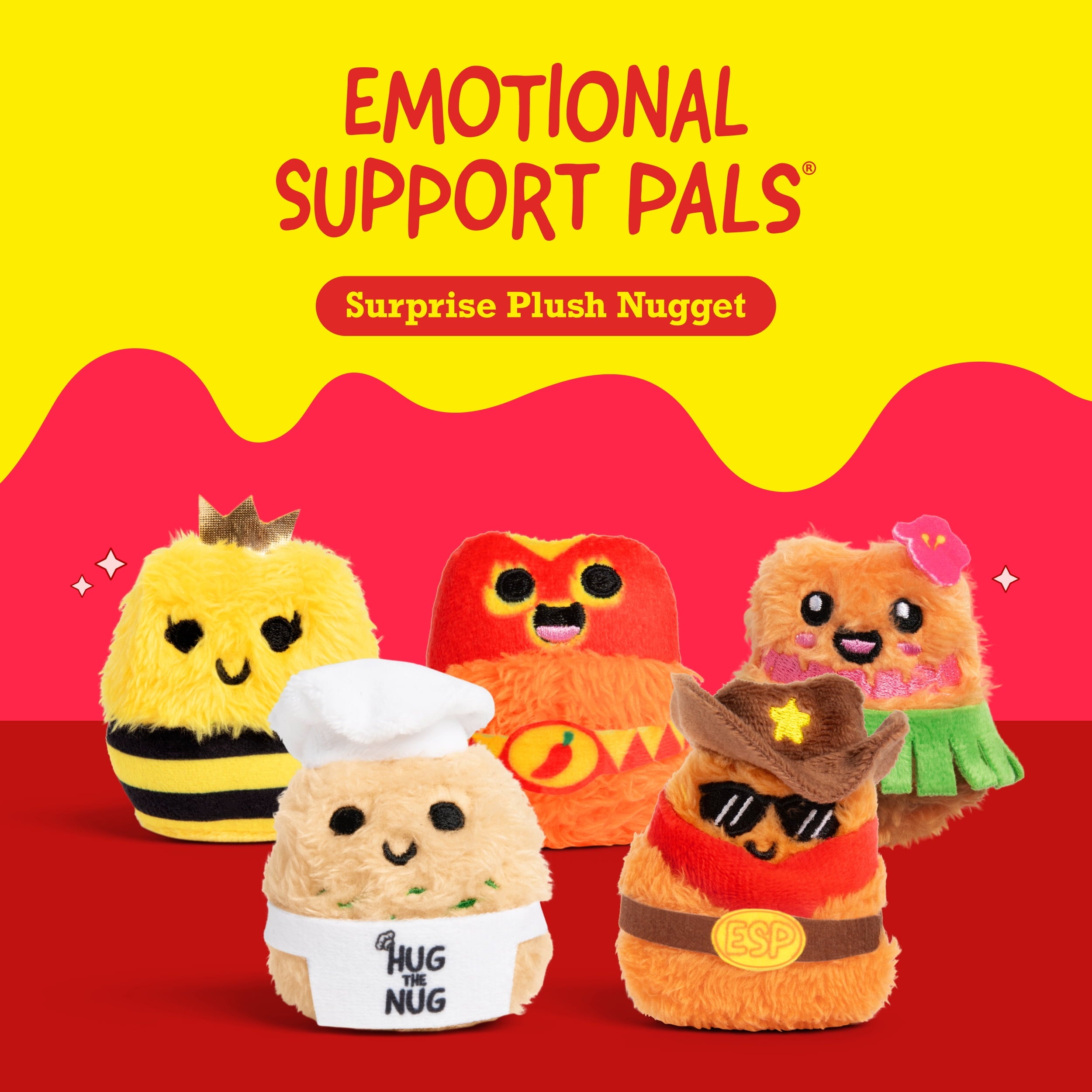 Emotional Support Pals Sauce Series Nugget Blind Box Plush