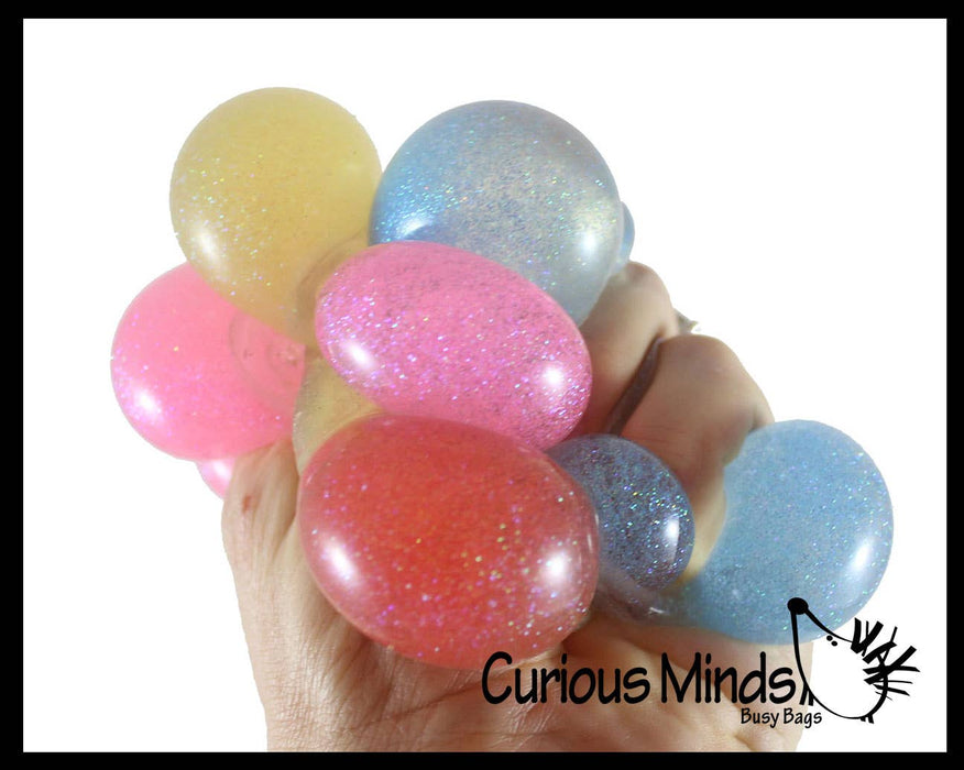 Single Small 1.5" Glitter Stress Ball
