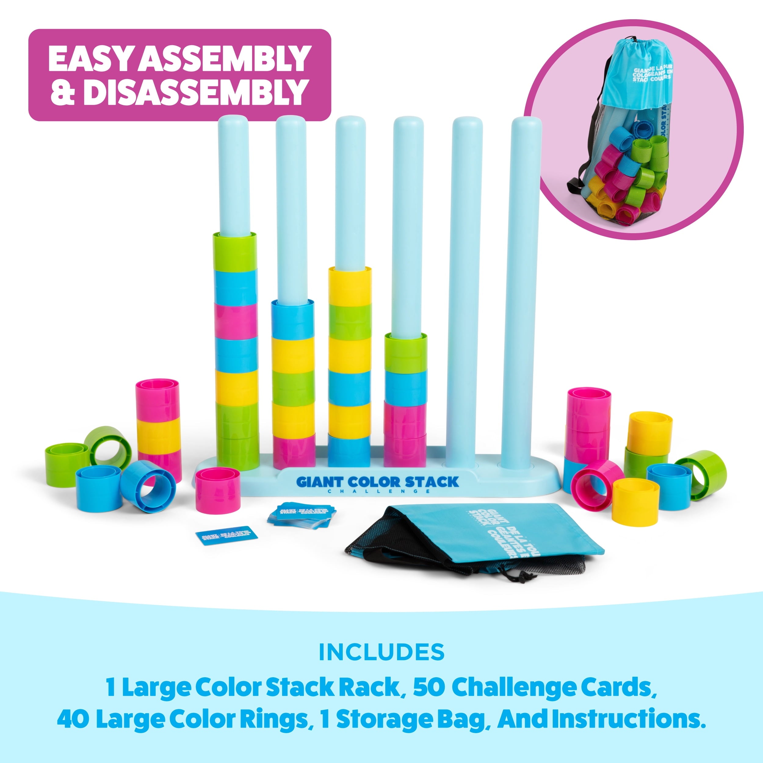 What Do You Meme? Giant Color Stack Challenge Game