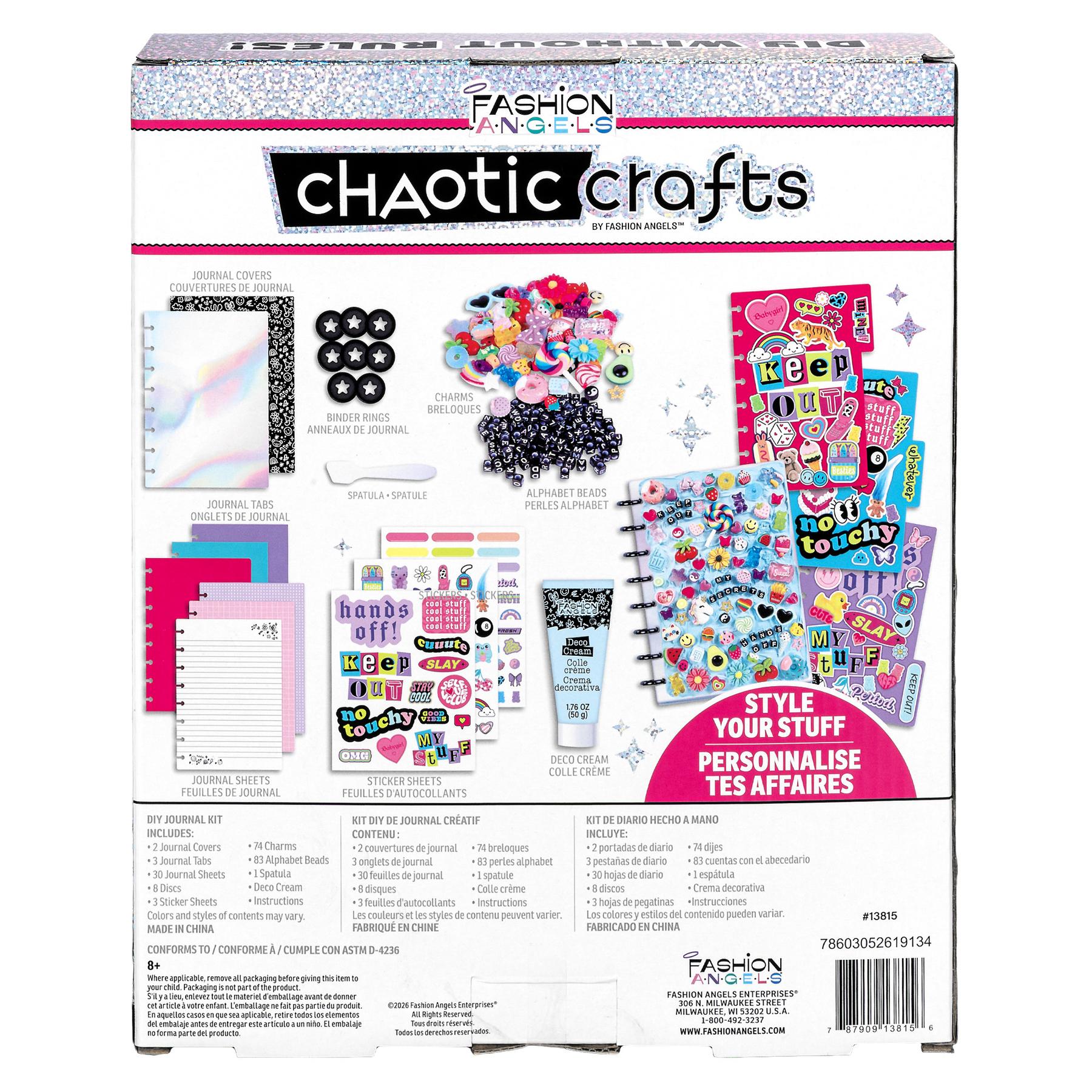 Fashion Angels Chaotic Crafts DIY Journal Set