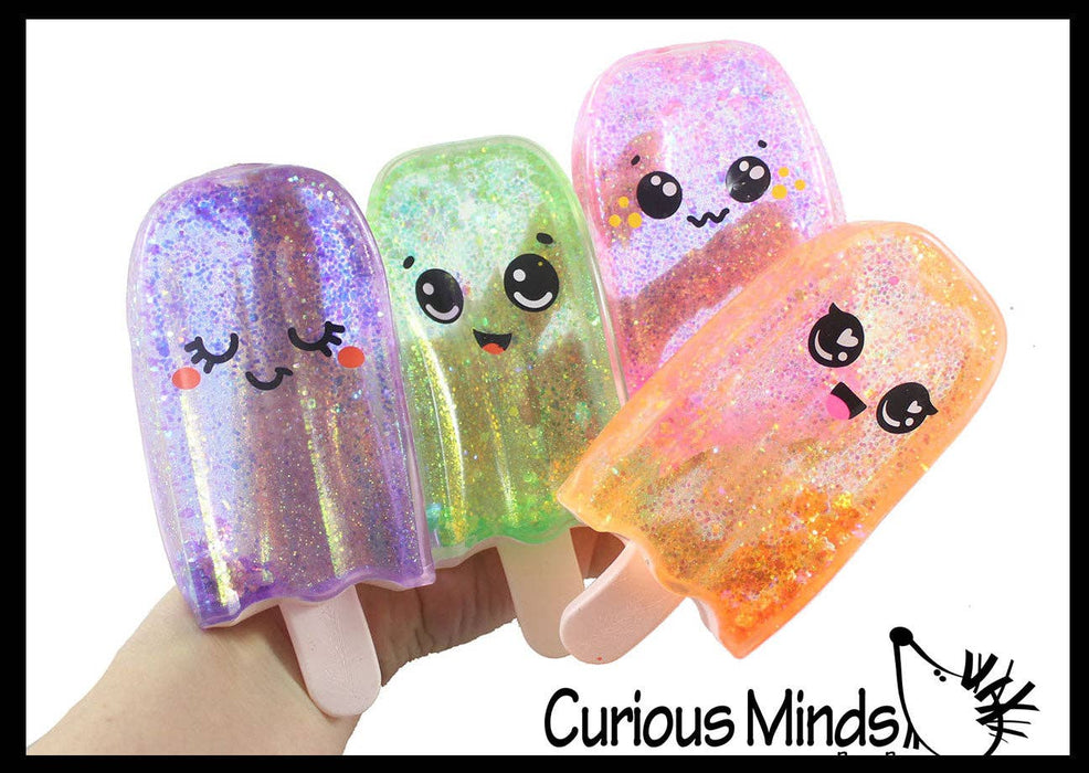 Large 4.5" Popsicle Shaped Ball - Thick Glue/Gel