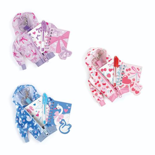 Make It Real Glimmer & Glow Mini Hoodies Stationery Set