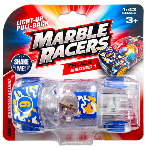 Marble Racers Truck Series #6 Pull-Back Toy Car