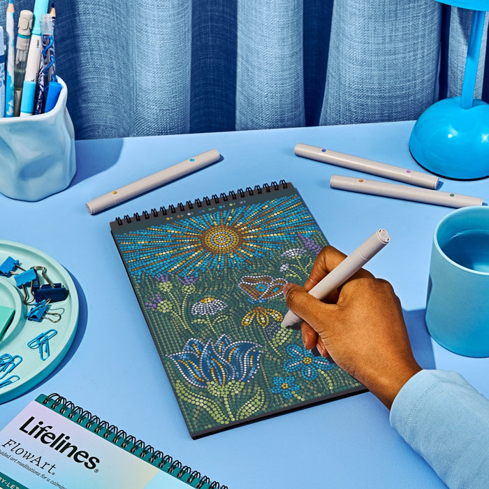 Lifelines FlowArt Dot-By-Letter Majestic Earth Activity Kit