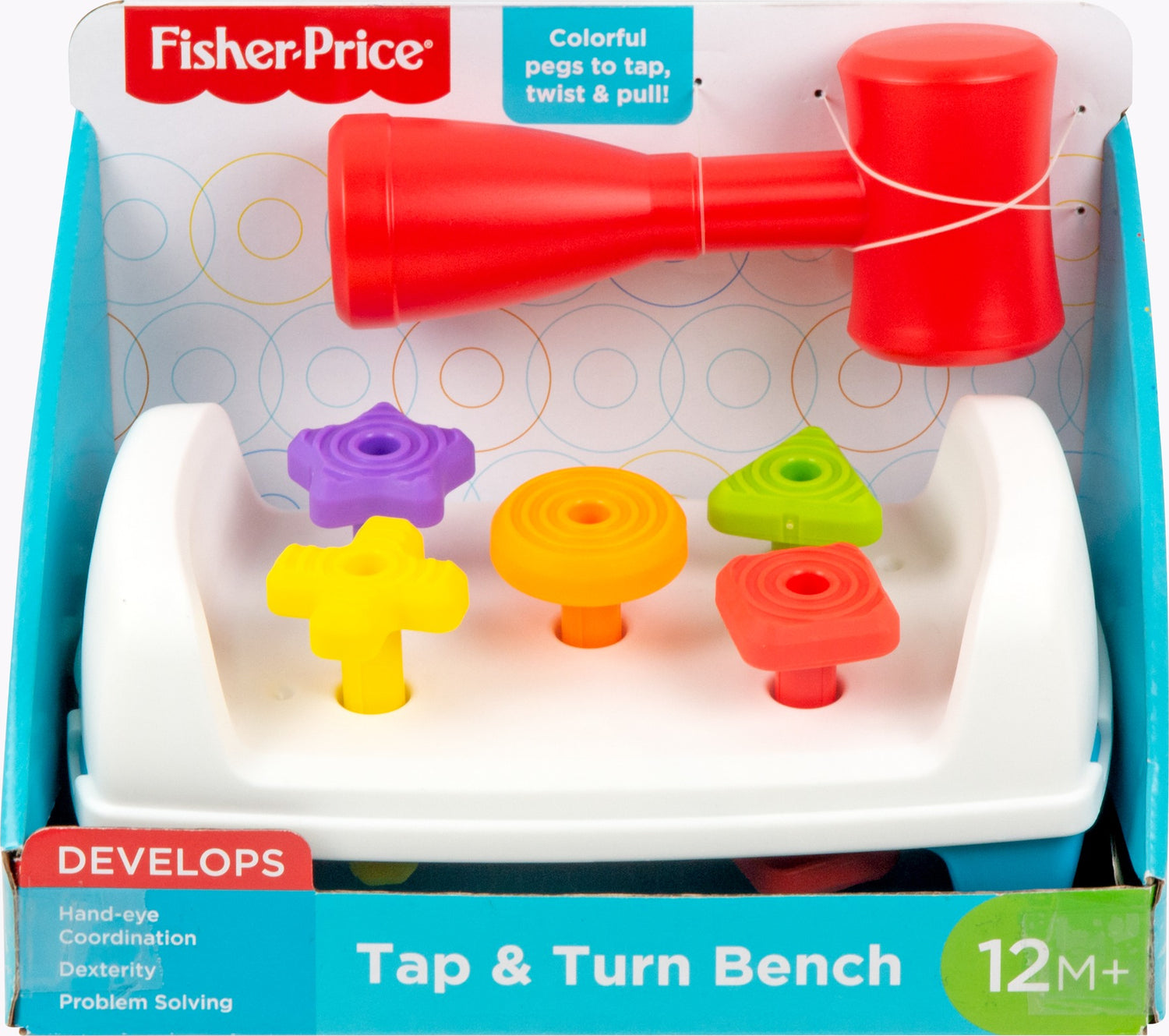 Fisher-Price Tap & Turn Bench Toy