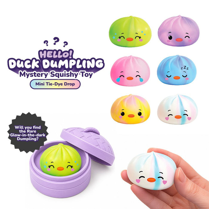 Hello Duck Dumpling Mini Mystery Pack Tie-Dye 2-Inch 1 Random Dumpling