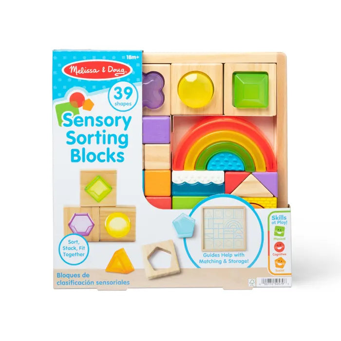 Melissa & Doug Sensory Sorting Blocks