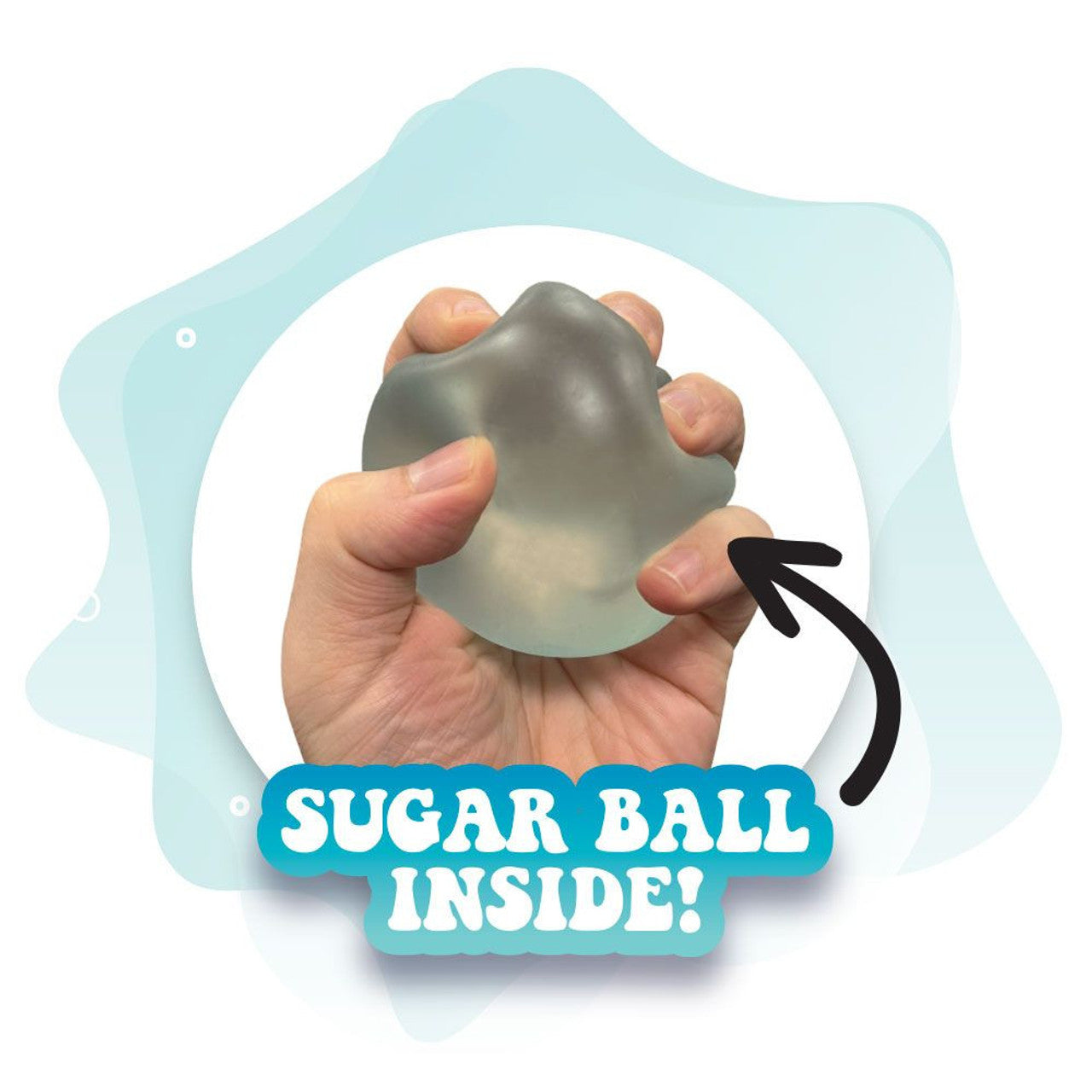Super Duper Sugar Squisher Bear Donut Plush Fidget Sensory Toy