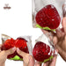 MeowsomeCrafts Jelly Strawberry Taba Squishy Sensory Fidget Toy