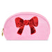 Iscream Kids Red Sequins Bow Oval Cosmetic Bag