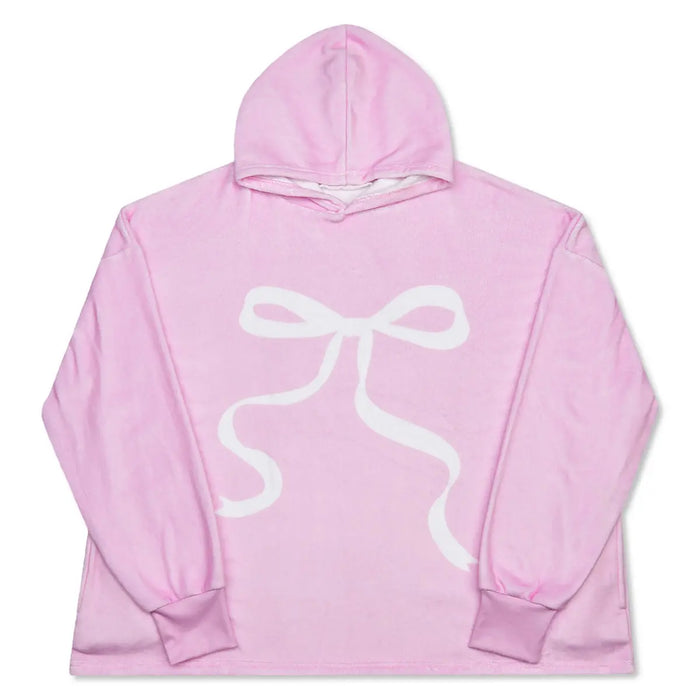 Iscream Kids Ribbon Bow Pink Cozy Robe