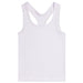 Iscream White Ribbed Racerback Tank Top for Youth