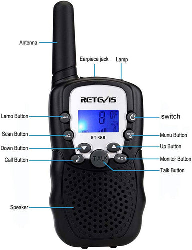 Black Walkie Talkies