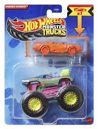 Hot Wheels Monster Truck & Crushable Car