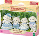 Calico Critters Flora Rabbit Family Doll Set 4-Piece