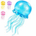 YGA Jellyfish Sensory Toy Sugar Squishy