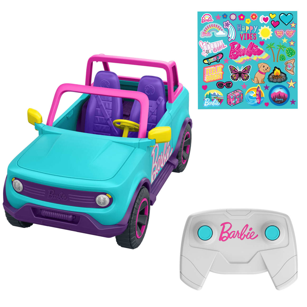 Hot Wheels Barbie RC SUV Car