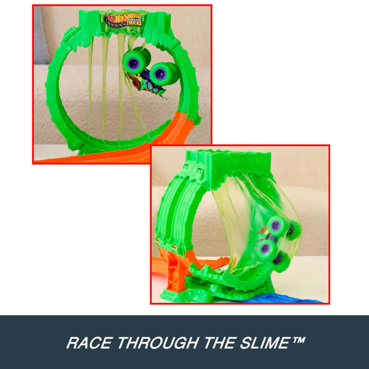 Hot Wheels Monster Truck Mutant Chaos Slime Challenge