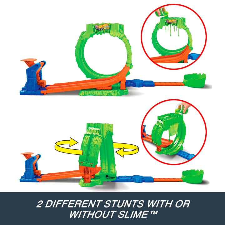 Hot Wheels Monster Truck Mutant Chaos Slime Challenge