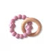 Jellystone Designs Moon Silicone Teether Mauve 6mths+