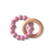 Jellystone Designs Moon Silicone Teether Mauve 6mths+