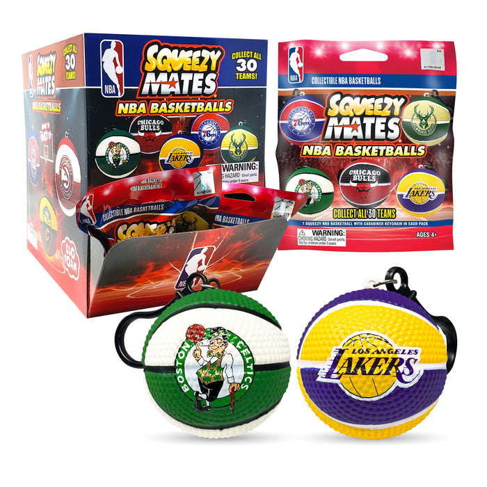 Party Animal SqueezyMates NBA Basketballs Series 1 Set