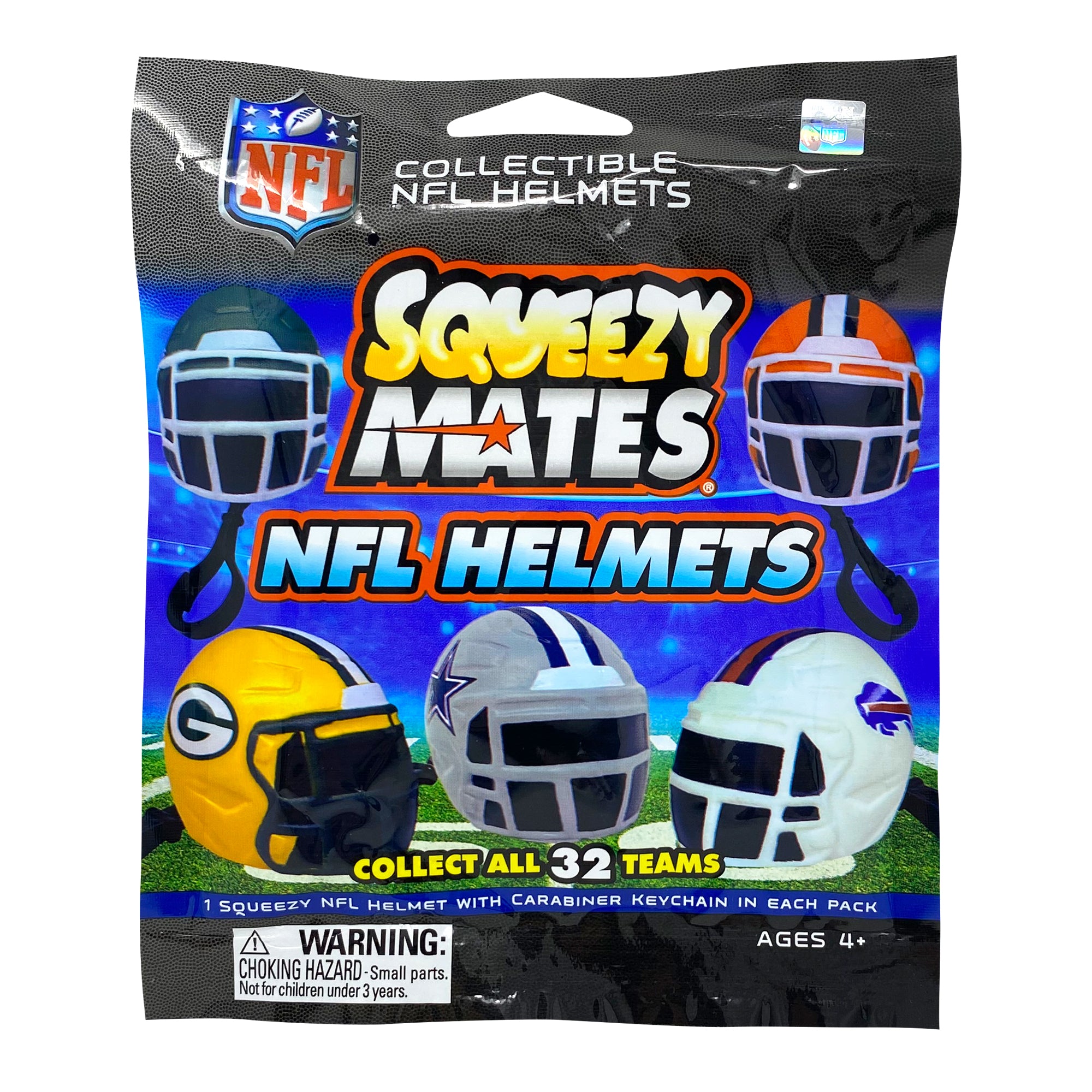 Party Animal NFL Squeezy Helmet Blind Pack Display